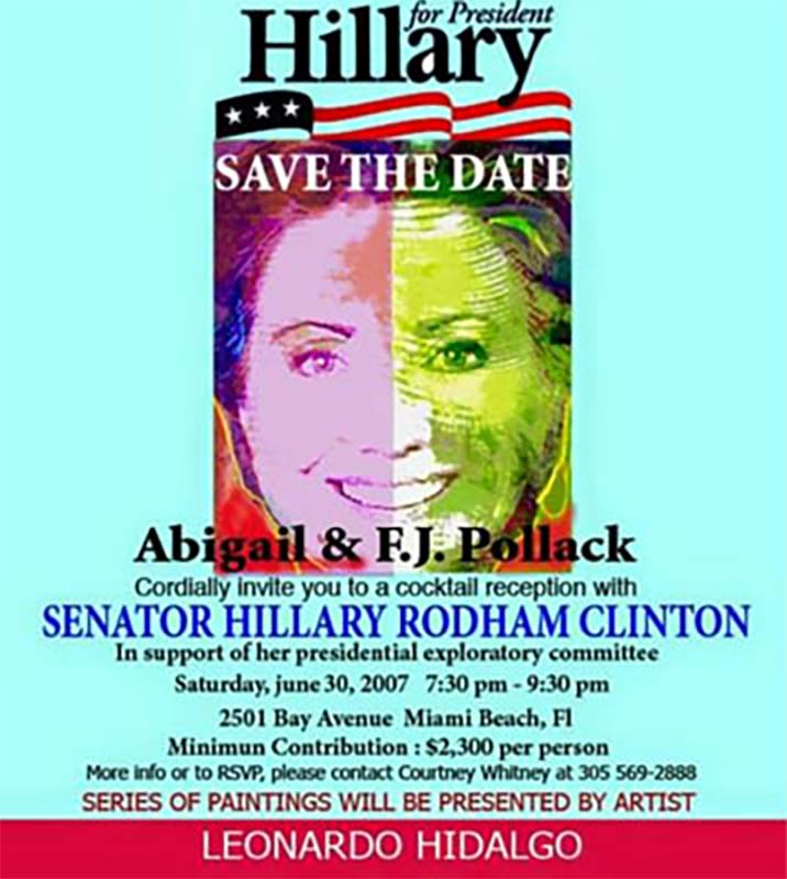 event with the participation of artist Leonardo Hidalgo