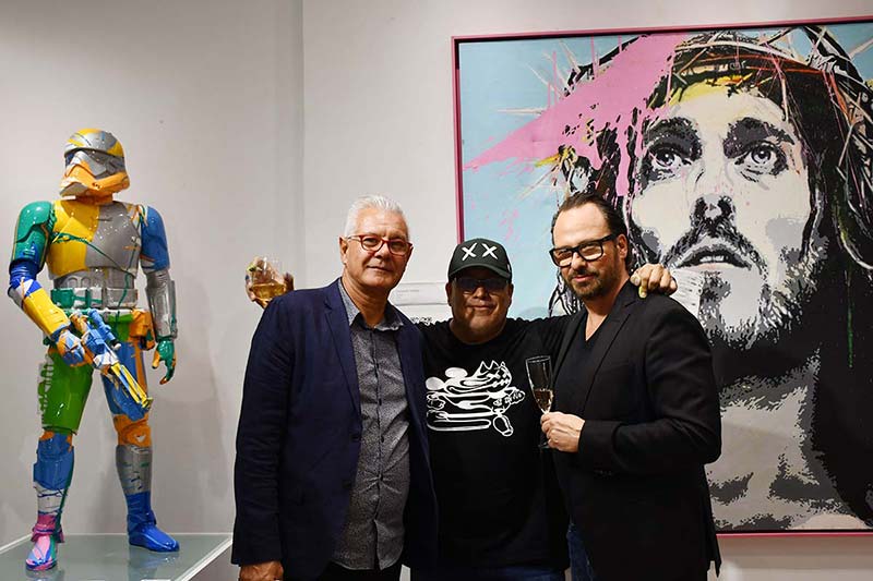 event with the participation of artist Leonardo Hidalgo