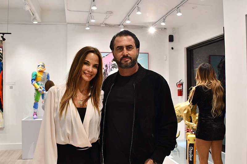 event with the participation of artist Leonardo Hidalgo