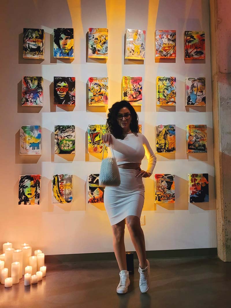 event with the participation of artist Leonardo Hidalgo