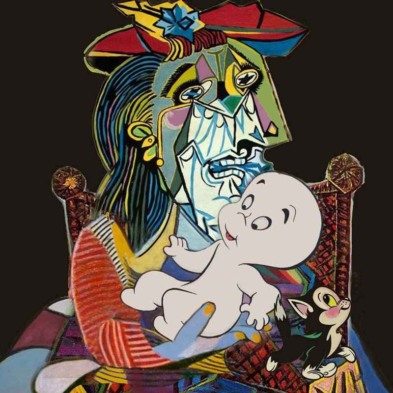 Portrait of a Lady With Casper