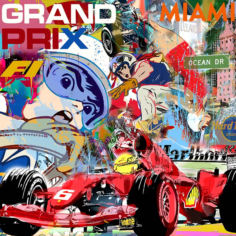 Party 48" x 48" ACRYLIC ON CANVAS