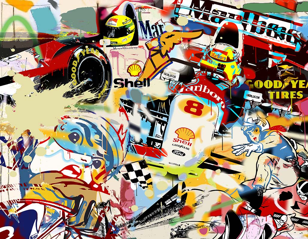 Times Of Thunder 68" x 87" ACRYLIC ON CANVAS